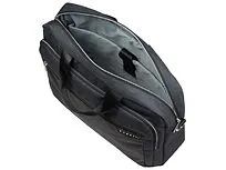 Портфель мужской BUGATTI Sera, антрацитовый, полиэстер, 40х11х34 см