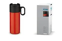 Двухстенная вакуумная бутылка FLOW Toppoint design 400 мл, красный