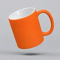 Кружка с покрытием soft-touch Barrel of a Gum, оранжевый (P)