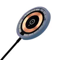 Беспроводное магнитное зарядное устройство Aphia 15W To Go, черный/серый