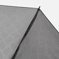 Зонт складной Hard Work с проявляющимся рисунком, серый