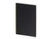 Бизнес тетрадь на гребне А4 Pragmatic, 100 листов в клетку, черный