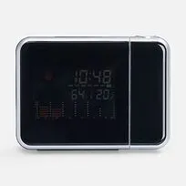 Метеостанция с проекционными часами Climavista, черная