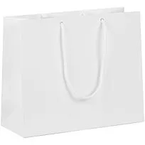 Пакет бумажный с ламинацией Lami Tote S, белый