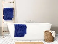 Полотенце Velin, большое, синее