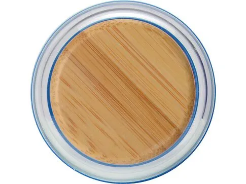 Бутылка для воды стеклянная Refine, в чехле, 550 мл, темно-синий (P)