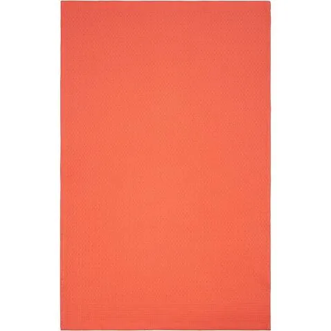 Полотенце вафельное «Деметра», среднее, оранжевое (грейпфрут)