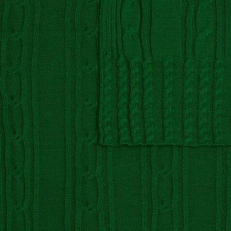 Плед Remitti, глубокий зеленый