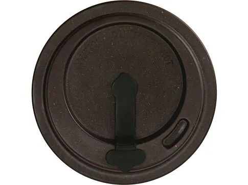 Стакан из кофе с силиконовой манжетой Latte, коричневый (Р)