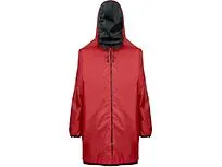 Дождевик Bi-color унисекс, красный/черный