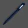 Ручка шариковая Lucenti с подсветкой логотипа, синяя