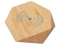 Беспроводное зарядное устройство Gex, 15 Вт, бамбук