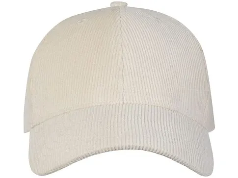 Hutton 6-панельная бейсболка из переработанного хлопка - Sandstone