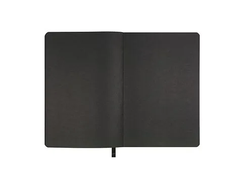 Скетчбук Sketch & Art в мягком переплете 140х210 мм, 100 л. черной бумаги 100 гр., черный