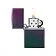 Зажигалка ZIPPO Classic с покрытием Iridescent, латунь/сталь, фиолетовая, матовая, 38x13x57 мм