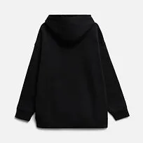 Худи оверсайз унисекс Snuggie, черное