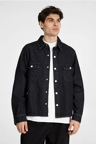 Куртка джинсовая O3, черная