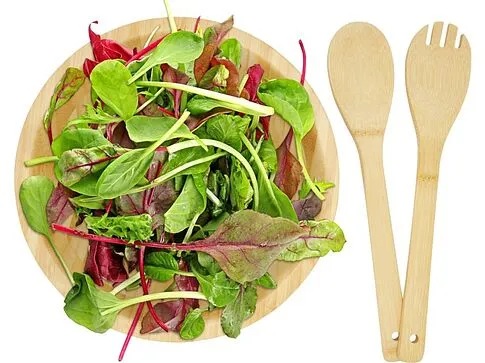 Argulls, бамбуковая салатница и приборы, natural