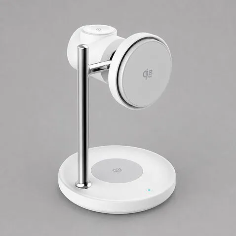 Беспроводная зарядная станция 3 в 1 QI2.2 Max Power, Белая, Deppa