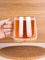 Чашка с двойными стенками Glass First