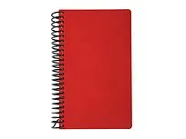 Ежедневник недатированный на спирали А5 Agenda, красный (Р)
