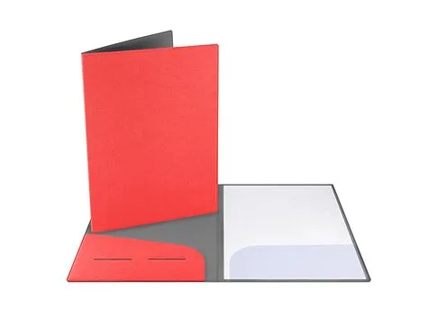 Папка классическая из экокожи Favor, красный