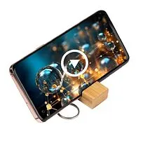 Подставка для телефона Purse, Светло-коричневый