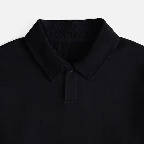 Рубашка поло унисекс Tiimi, черная