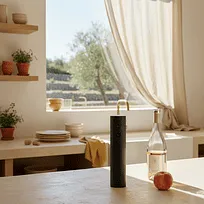 Винный электрический штопор Corknroll со встроенным аккумулятором, чёрный