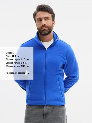 Куртка флисовая унисекс Ben Mac, синяя