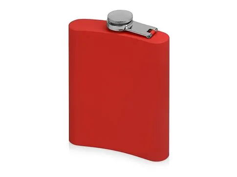 Фляжка 240 мл Remarque soft touch, 201 сталь, красный