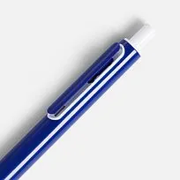 Ручка шариковая Outliner, синяя с белым