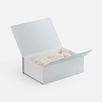 Коробка Bicolor Case, белая с серым