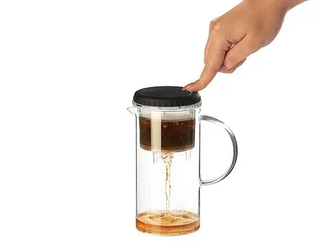 Стеклянный заварочный чайник Gunfu, 600 мл (Р)