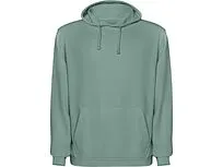 Толстовка с капюшоном KENIA унисекс, сине-зеленый выстиранный