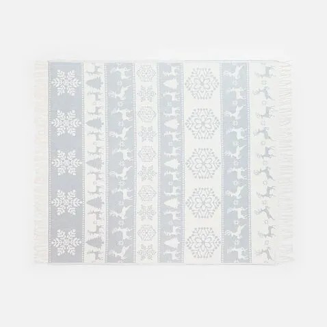 Плед «Скандинавия», серый