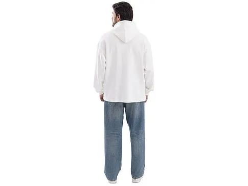 Худи оверсайз Alpha.01 унисекс, молочный