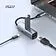 USB-хаб 3 в 1 USB-C - USB-A3.0 + USB-C PD100Вт + HDMI, серый, Deppa