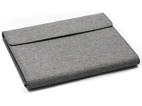 Портфолио А4 из RPET с отделением для ноутбука NotyFolio Eco, 20 л FSC бумаги, серый