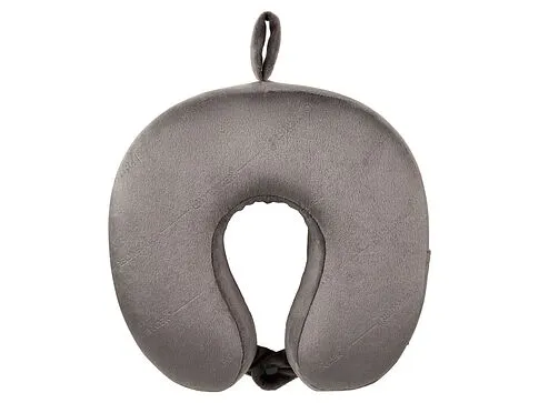 Подушка для самолета WENGER, с эффектом памяти, серая, флис