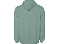 Толстовка с капюшоном KENIA унисекс, сине-зеленый выстиранный