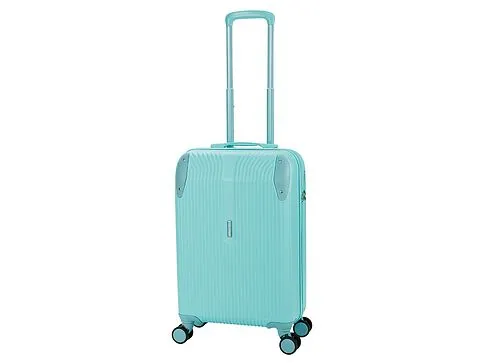 Чемодан TORBER В Отпуск, бирюзовый, ABS-пластик, 41 х 25 х 61 см, 48 л, 2,7 кг