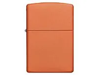 Зажигалка ZIPPO Classic с покрытием Orange Matte, латунь/сталь, оранжевая, матовая, 38x13x57 мм