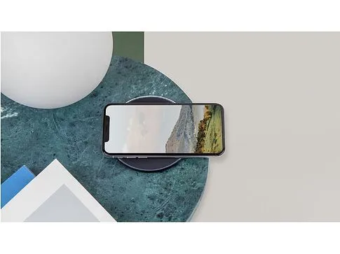 Беспроводное зарядное устройство Rombica  NEO Core Quick c быстрой зарядкой, черный (с лого) (Р)