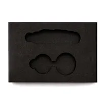 Ложемент ЭВАлюция под заказ 2 слоя (5мм+10мм), чёрный