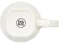 Чайная пара с бамбуковым блюдцем Deny, белый