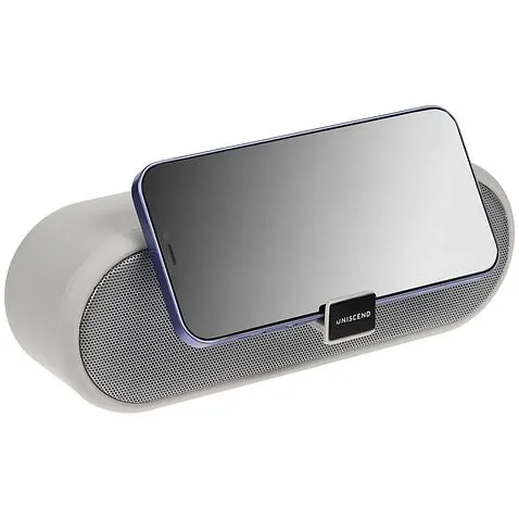 Беспроводная стереоколонка Uniscend Roombox, светло-серая