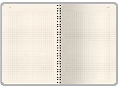 Бизнес тетрадь на гребне А5 Pragmatic, 60 листов в клетку, зеленый