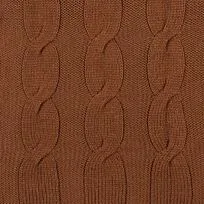 Плед Snefald, коричневый (темное золото)