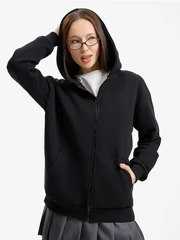 Толстовка унисекс оверсайз Sartoro, черная